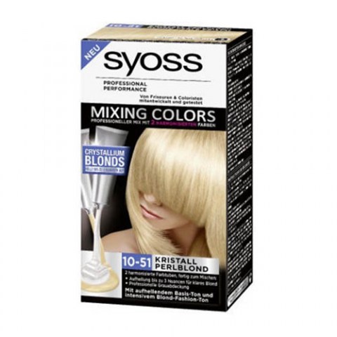 SYOSS Mixing Colors Краска для волос 10-51 Перламутровый Блонд 135мл
